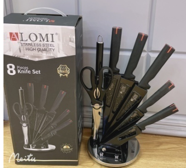 Set De Cuchillos Profesional Con Base + Envio Gratis